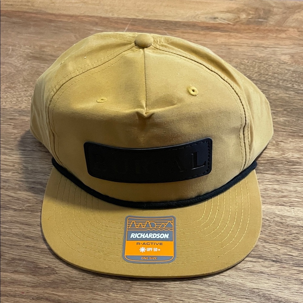 Mustard Yellow Cap with Black Accents